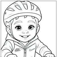 Let's Color David Can Ride